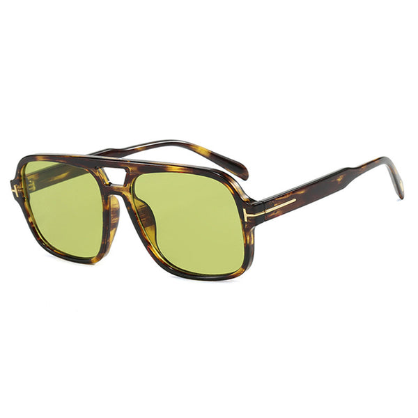 Classic T-Shaped Retro Large Frame AC Sunglasses