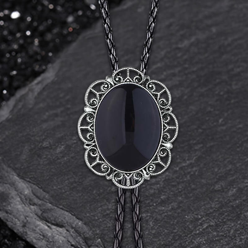 Classic Turquoise Western Cowboy Alloy Bolo Tie 03 | Gthic.com