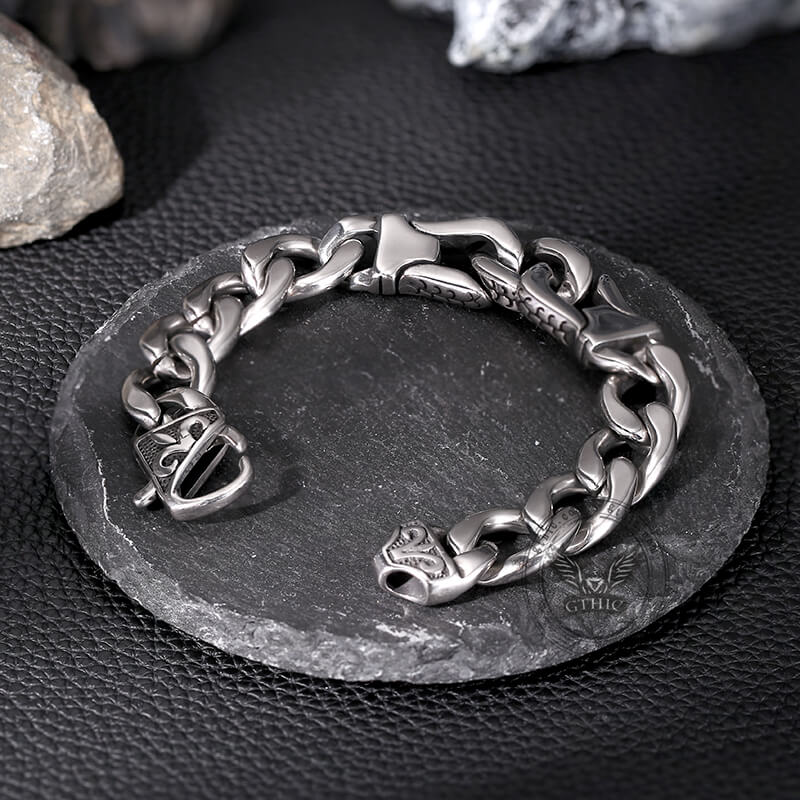 Classic Viking Totem Stainless Steel Bracelet