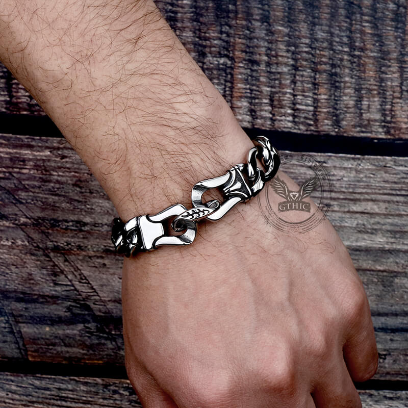 Classic Viking Totem Stainless Steel Bracelet | 02