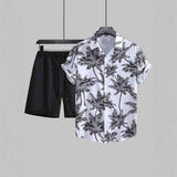 Coconut Tree Casual Vacation Shirt and Shorts Set | Gthic.com