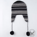 Color Block Stripes Knit Trapper Hat | Gthic.com