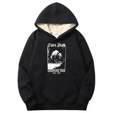 Colorful Black Death Rat Crew Collar Hoodie 01 | Gthic.com