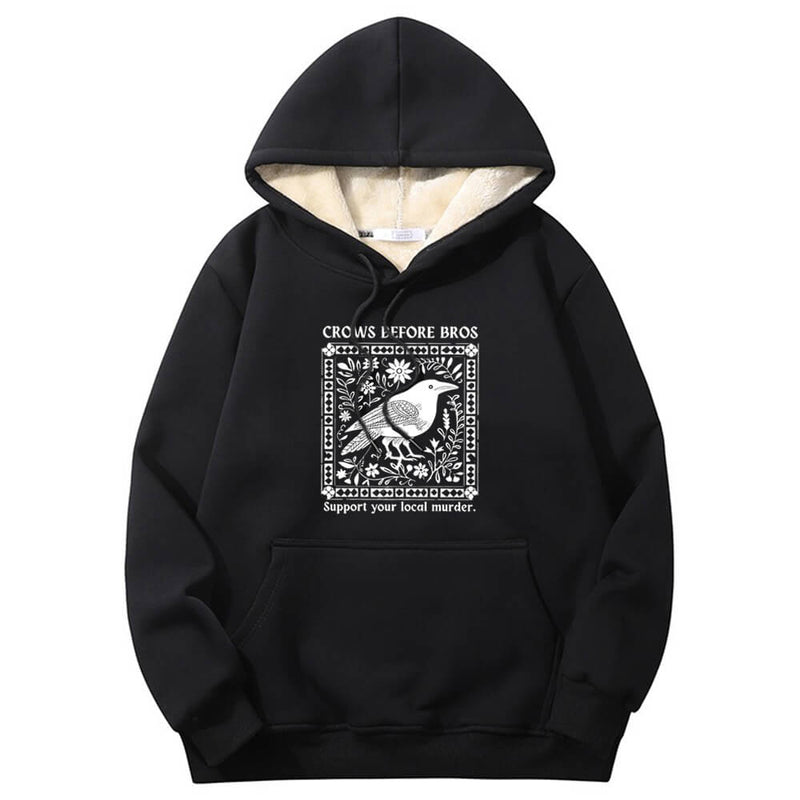 Colorful Crows Before Bros Crew Collar Hoodie 01 | Gthic.com