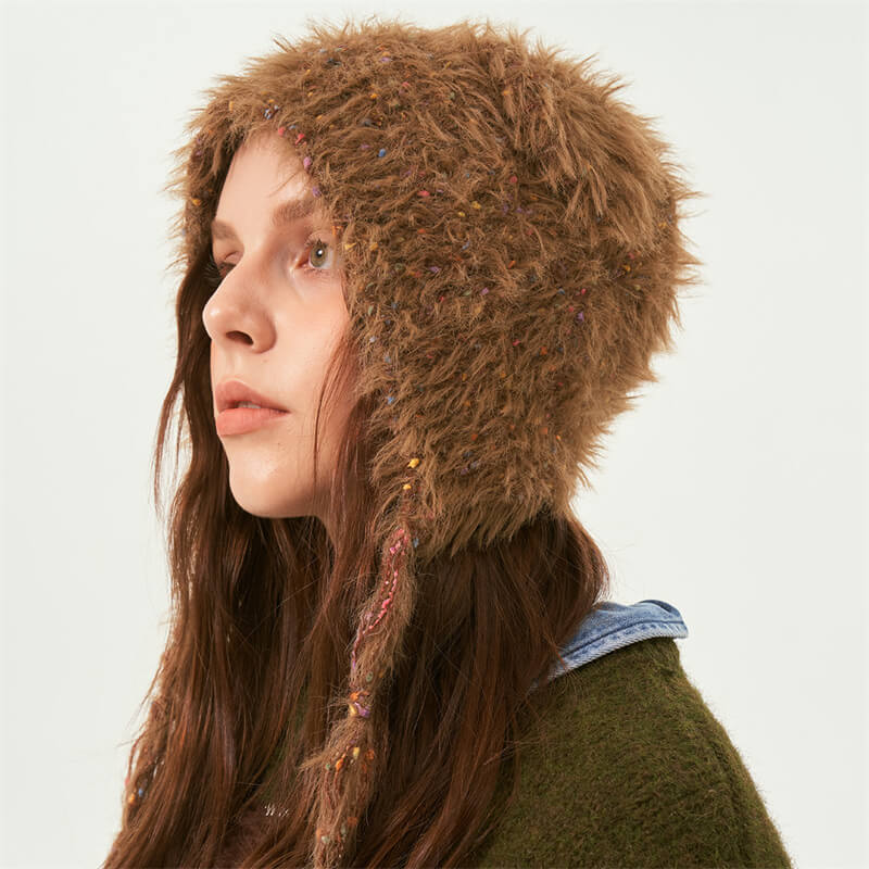 Colorful Dots Knitted Wool-Blend Beanie Hat | Gthic.com