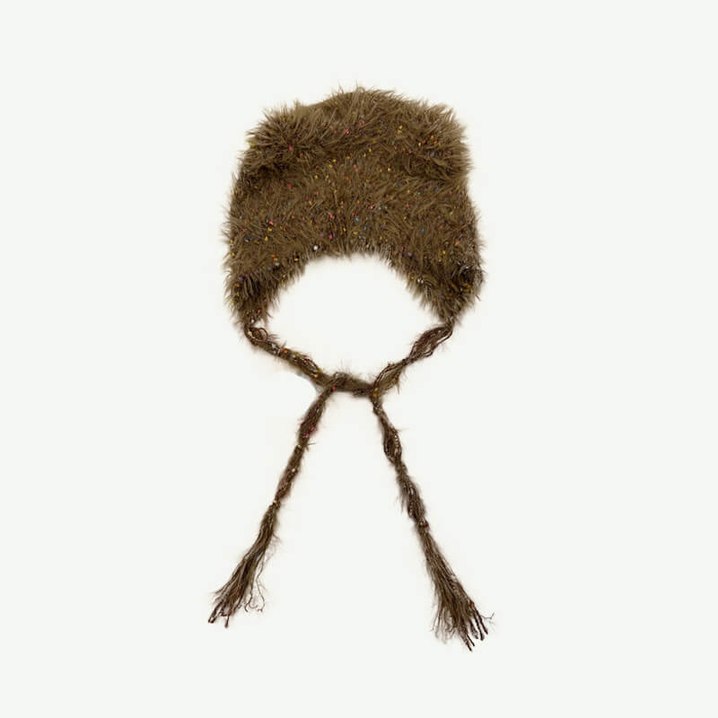 Colorful Dots Knitted Wool-Blend Beanie Hat | Gthic.com