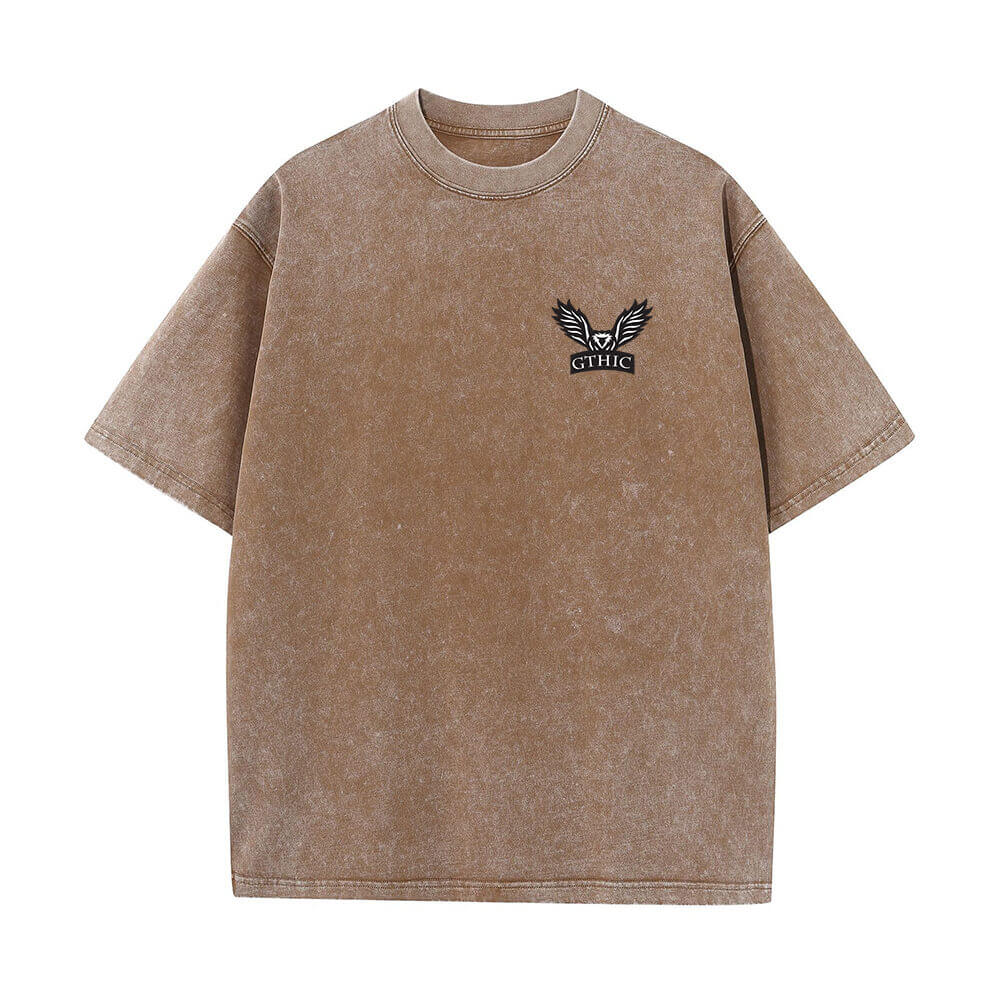 Colorful Gthic Logo Vintage Washed T-shirt 04 | Gthic.com