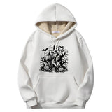 Colorful Haunted House Crew Collar Hoodie 02 | Gthic.com