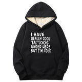 Colorful I Have Really Cool Tattoos Crew Collar Hoodie 01 | Gthic.com