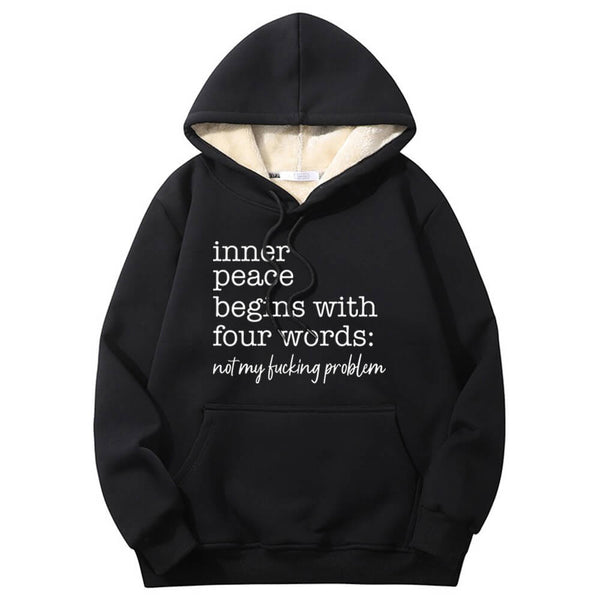 Colorful Inner Peace Begins Crew Collar Hoodie 01 | Gthic.com