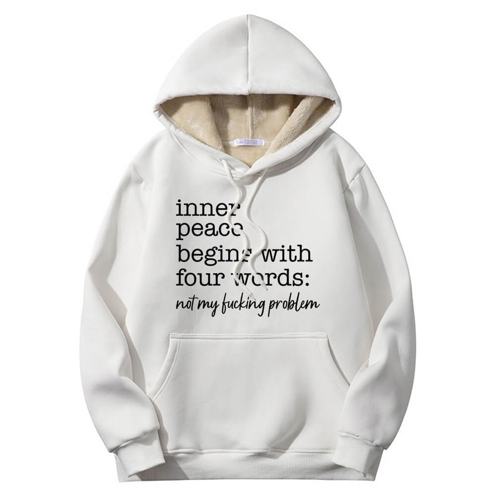 Colorful Inner Peace Begins Crew Collar Hoodie 02 | Gthic.com