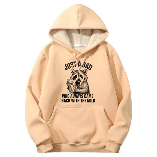 Colorful Just A Dad Crew Collar Hoodie | Gthic.com