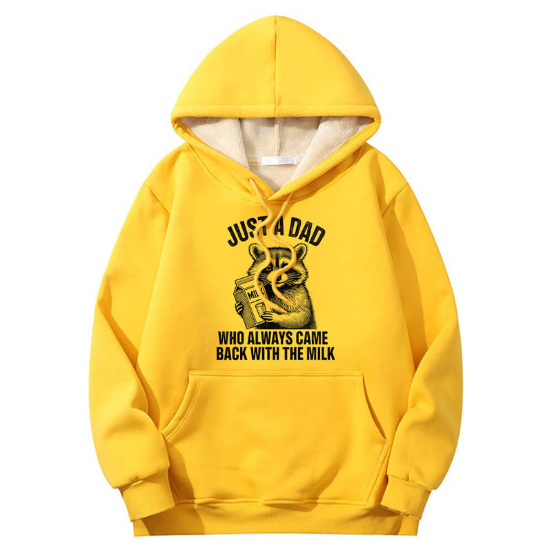 Colorful Just A Dad Crew Collar Hoodie | Gthic.com