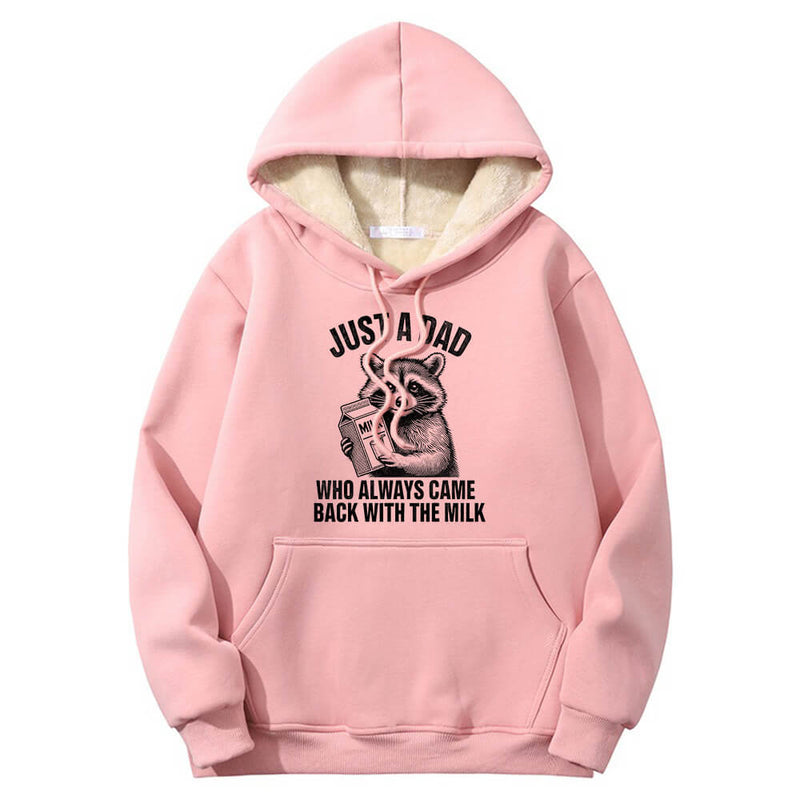 Colorful Just A Dad Crew Collar Hoodie | Gthic.com