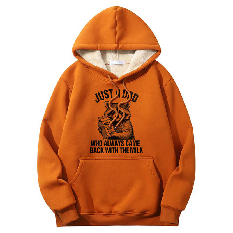 Colorful Just A Dad Crew Collar Hoodie | Gthic.com