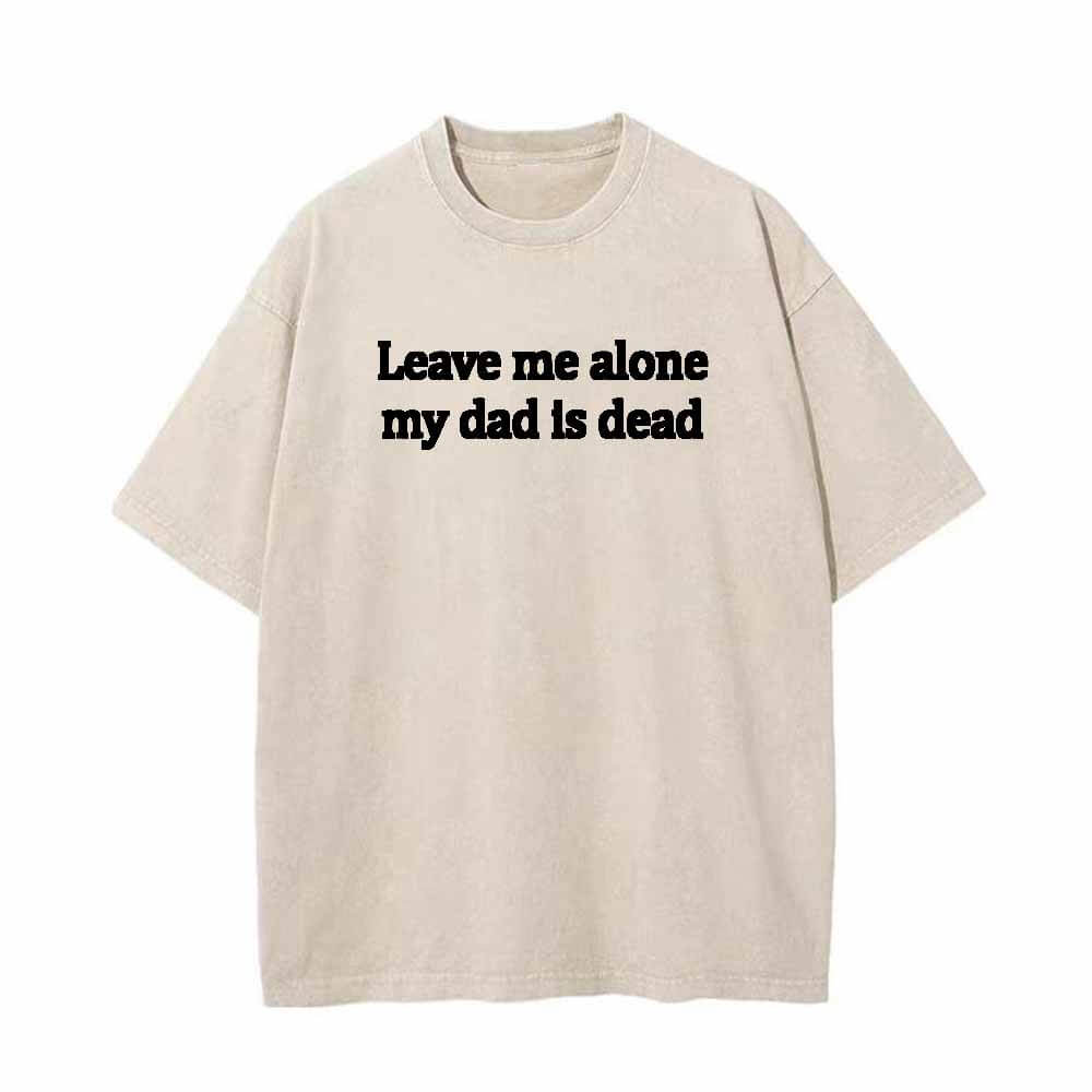 Colorful Leave Me Alone Vintage Washed T-shirt