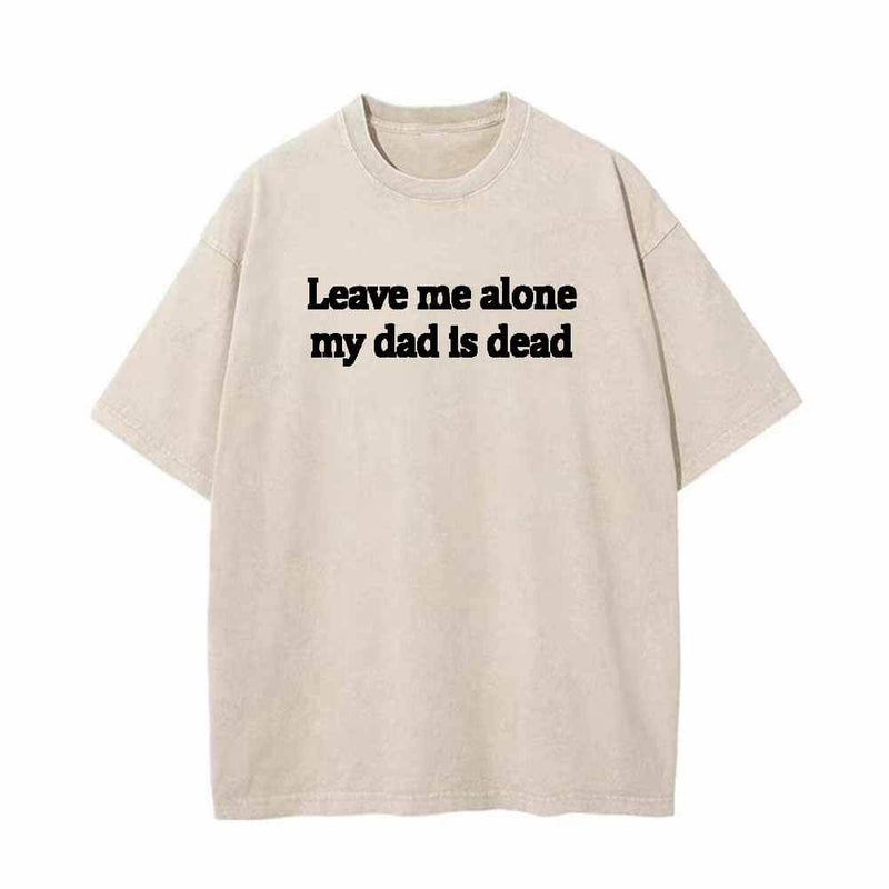 Colorful Leave Me Alone Vintage Washed T-shirt