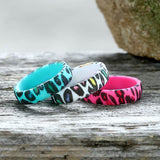 Colorful Leopard Silicone Ring