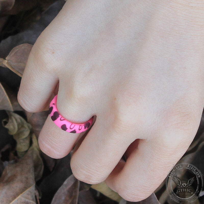 Colorful Leopard Silicone Ring | Gthic.com