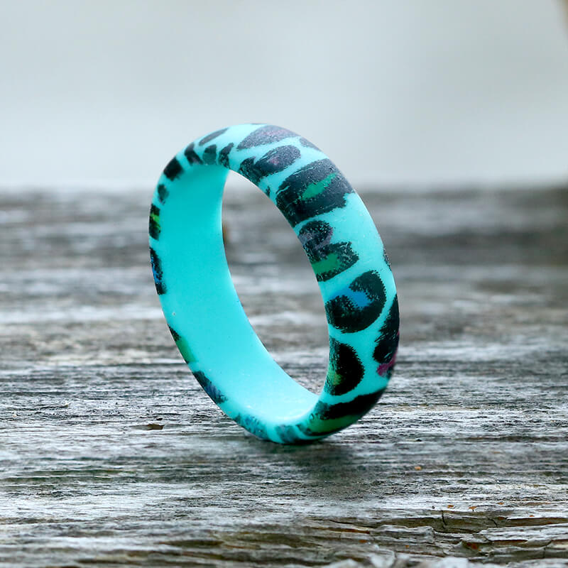 Colorful Leopard Silicone Ring | Gthic.com