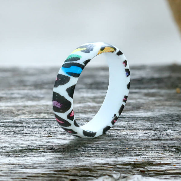 Colorful Leopard Silicone Ring | Gthic.com