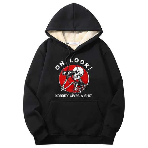 Colorful Oh Look Skeleton Crew Collar Hoodie | Gthic.com