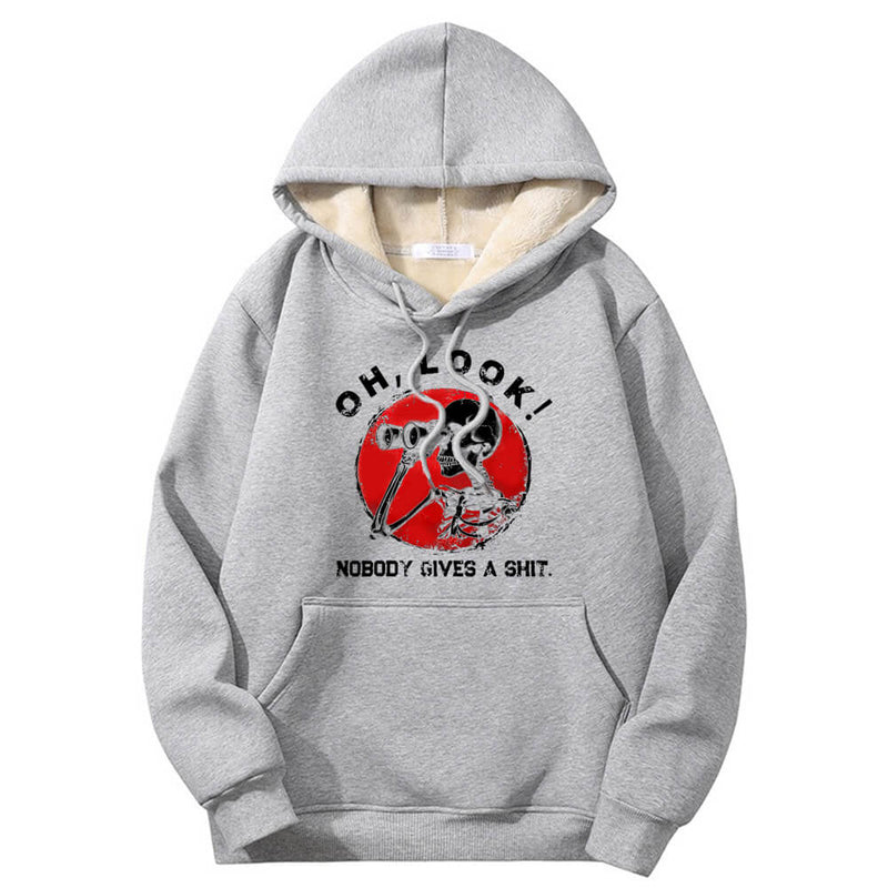 Colorful Oh Look Skeleton Crew Collar Hoodie | Gthic.com