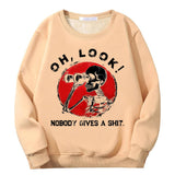 Colorful Oh Look Skeleton Crew Collar Sweatshirt | Gthic.com