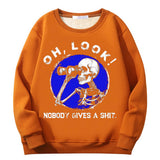 Colorful Oh Look Skeleton Crew Collar Sweatshirt | Gthic.com