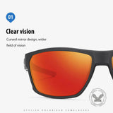 Colorful Outdoor UV-Proof Polarized PC Sunglasses