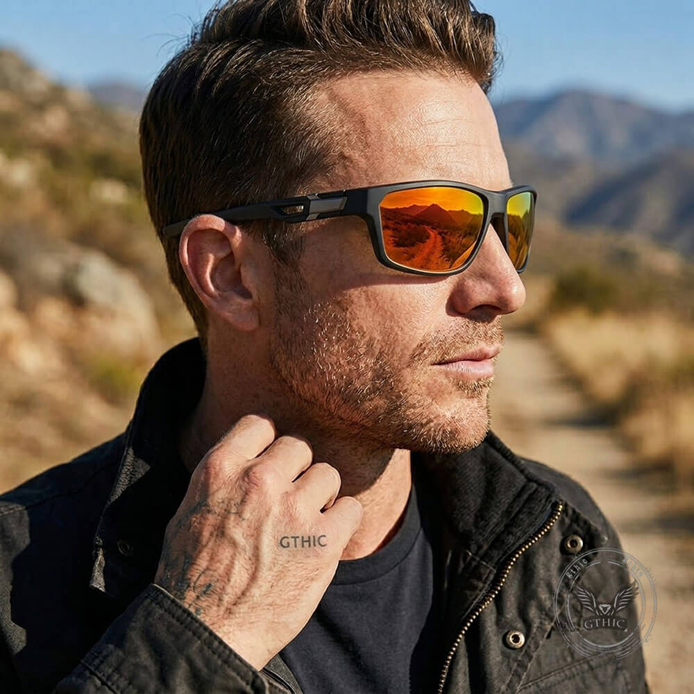 Colorful Outdoor UV-Proof Polarized PC Sunglasses | Gthic.com