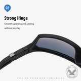 Colorful Outdoor UV-Proof Polarized PC Sunglasses