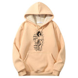 Colorful Peeking Skull Crew Collar Hoodie 03 | Gthic.com