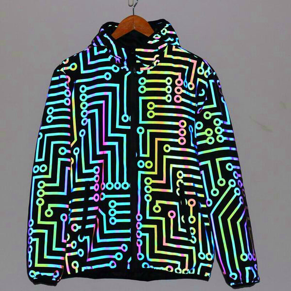 Colorful Polyester Reflective Coat