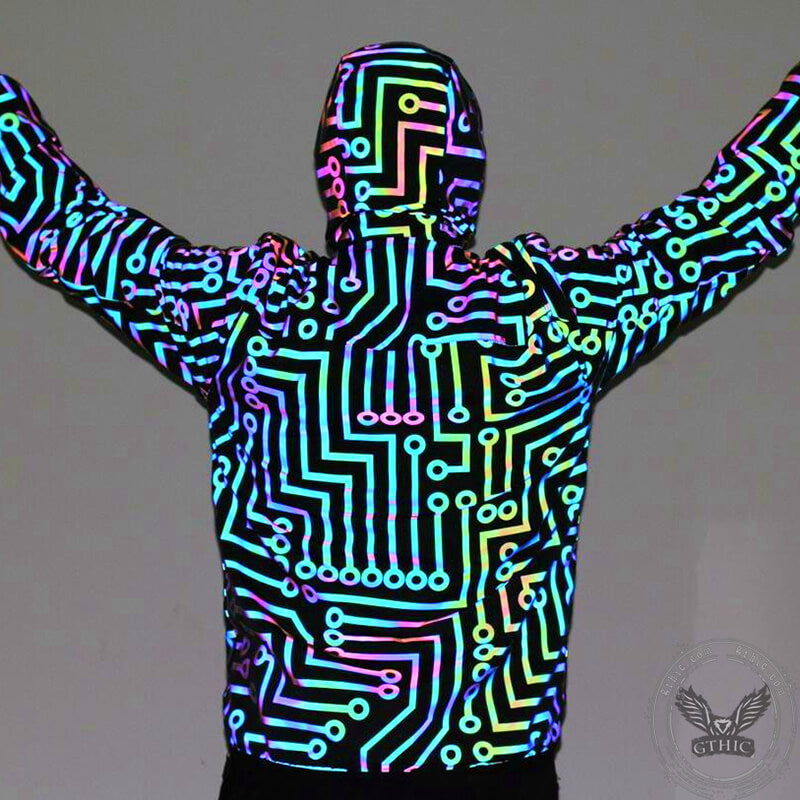 Colorful Polyester Reflective Coat | Gthic.com