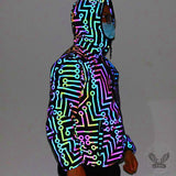 Colorful Polyester Reflective Coat