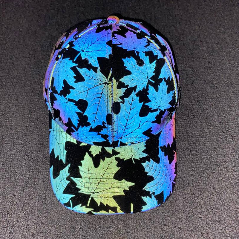 Colorful Rave Polyester Reflective Cap | Gthic.com