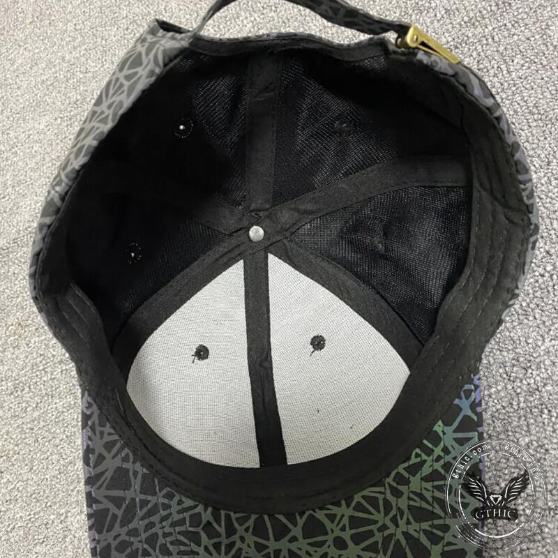 Colorful Rave Polyester Reflective Cap