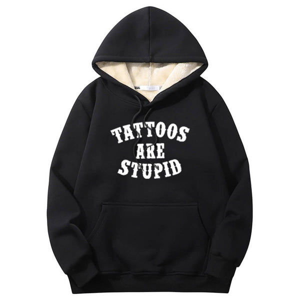 Colorful Tattoos Are Stupid Crew Collar Hoodie 01 | Gthic.com