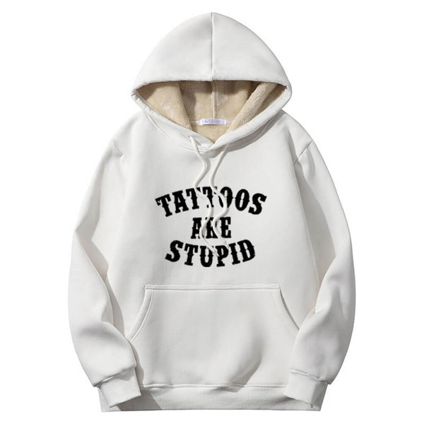 Colorful Tattoos Are Stupid Crew Collar Hoodie 02 | Gthic.com