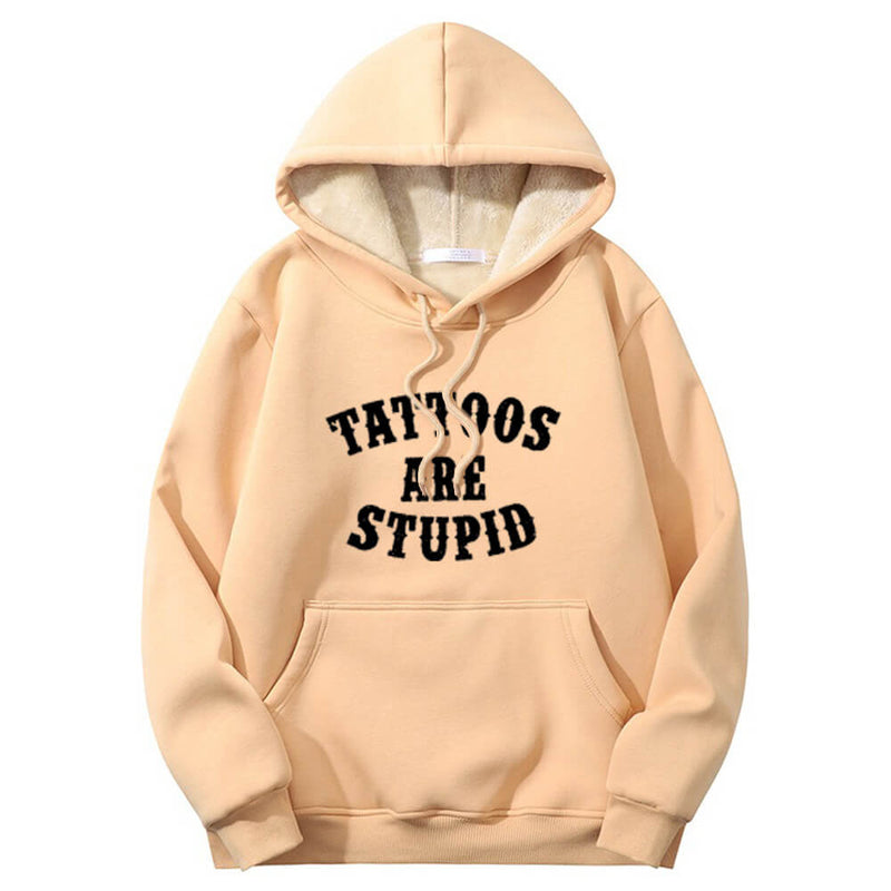 Colorful Tattoos Are Stupid Crew Collar Hoodie