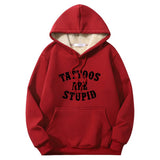 Colorful Tattoos Are Stupid Crew Collar Hoodie