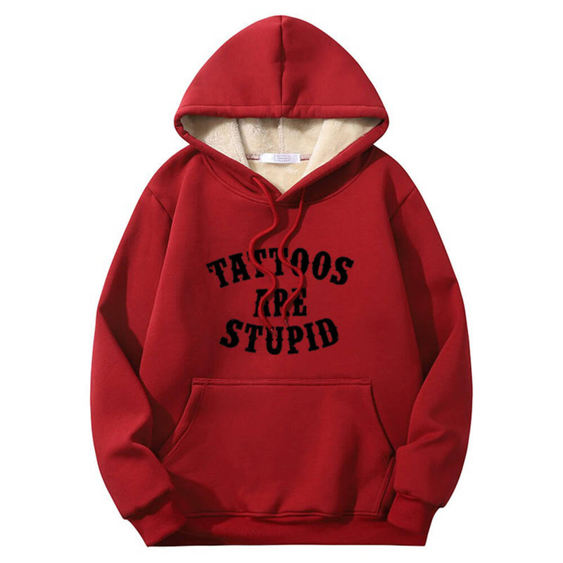 Colorful Tattoos Are Stupid Crew Collar Hoodie