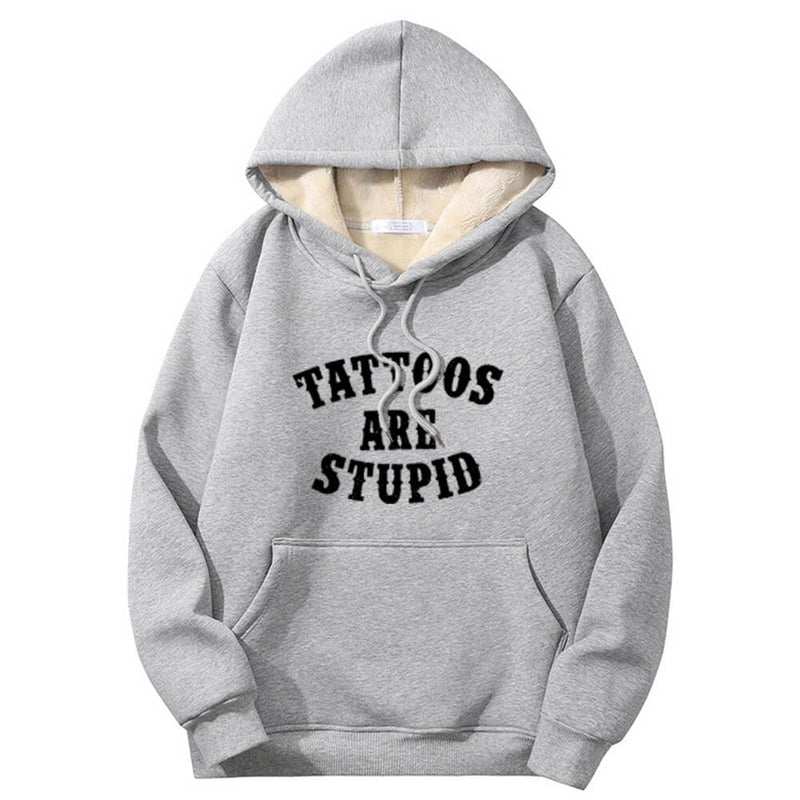 Colorful Tattoos Are Stupid Crew Collar Hoodie