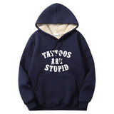 Colorful Tattoos Are Stupid Crew Collar Hoodie