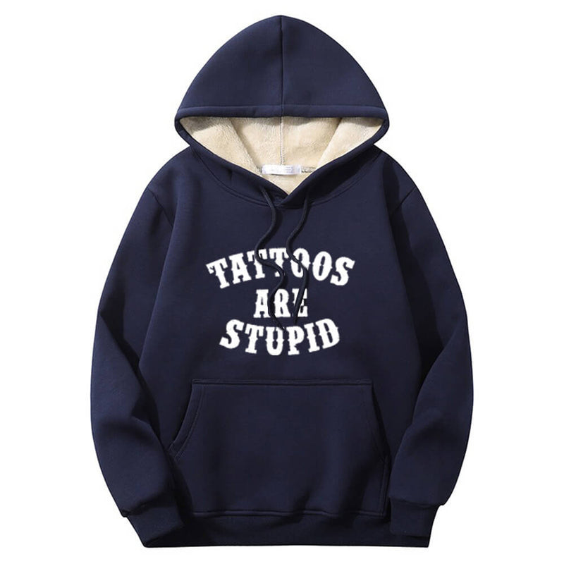 Colorful Tattoos Are Stupid Crew Collar Hoodie