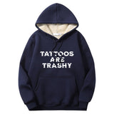 Colorful Tattoos Are Trashy Crew Collar Hoodie