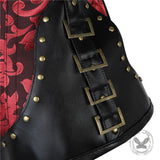 Court-Style Gothic 12 Steel-Boned Halter Corset