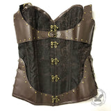 Court-Style Gothic 12 Steel-Boned Halter Corset