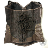 Court-Style Gothic 12 Steel-Boned Halter Corset